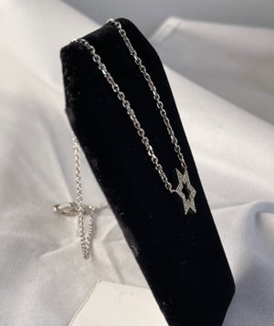 Star Diamond Pendant Necklace