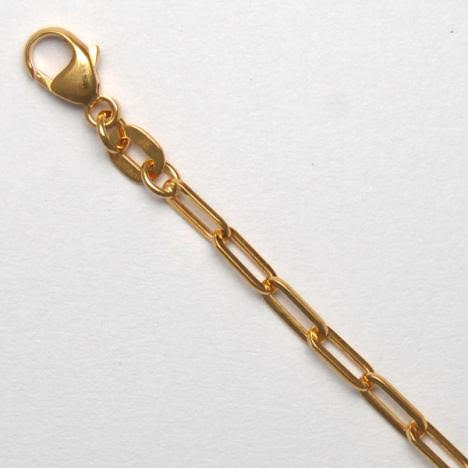 14k Yellow Gold Paperclip