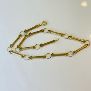 Vintage Arrow Link Chain