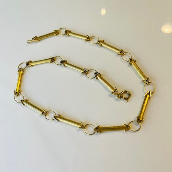Vintage Arrow Link Chain