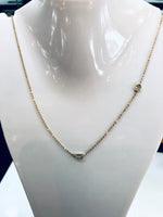 Double Stone Diamond Cable Link Chain