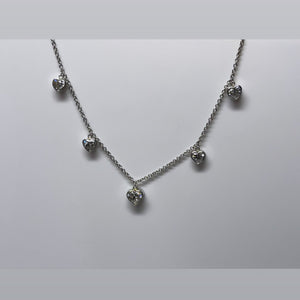Multiple Heart Diamond Necklace