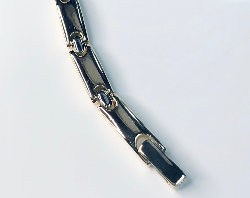 Solid Bar Link Bracelet