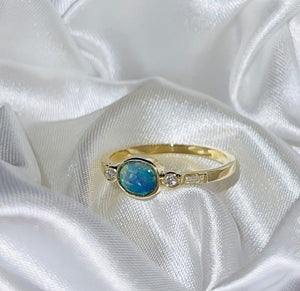 Hand Made Opal Ring